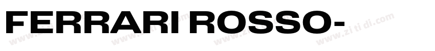 FERRARI ROSSO字体转换 FERRARI ROSSO字体转换